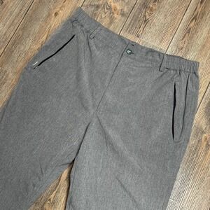 Linksoul Men's Gray Tech Performance Waterproof Golf Rain Pants Size XL